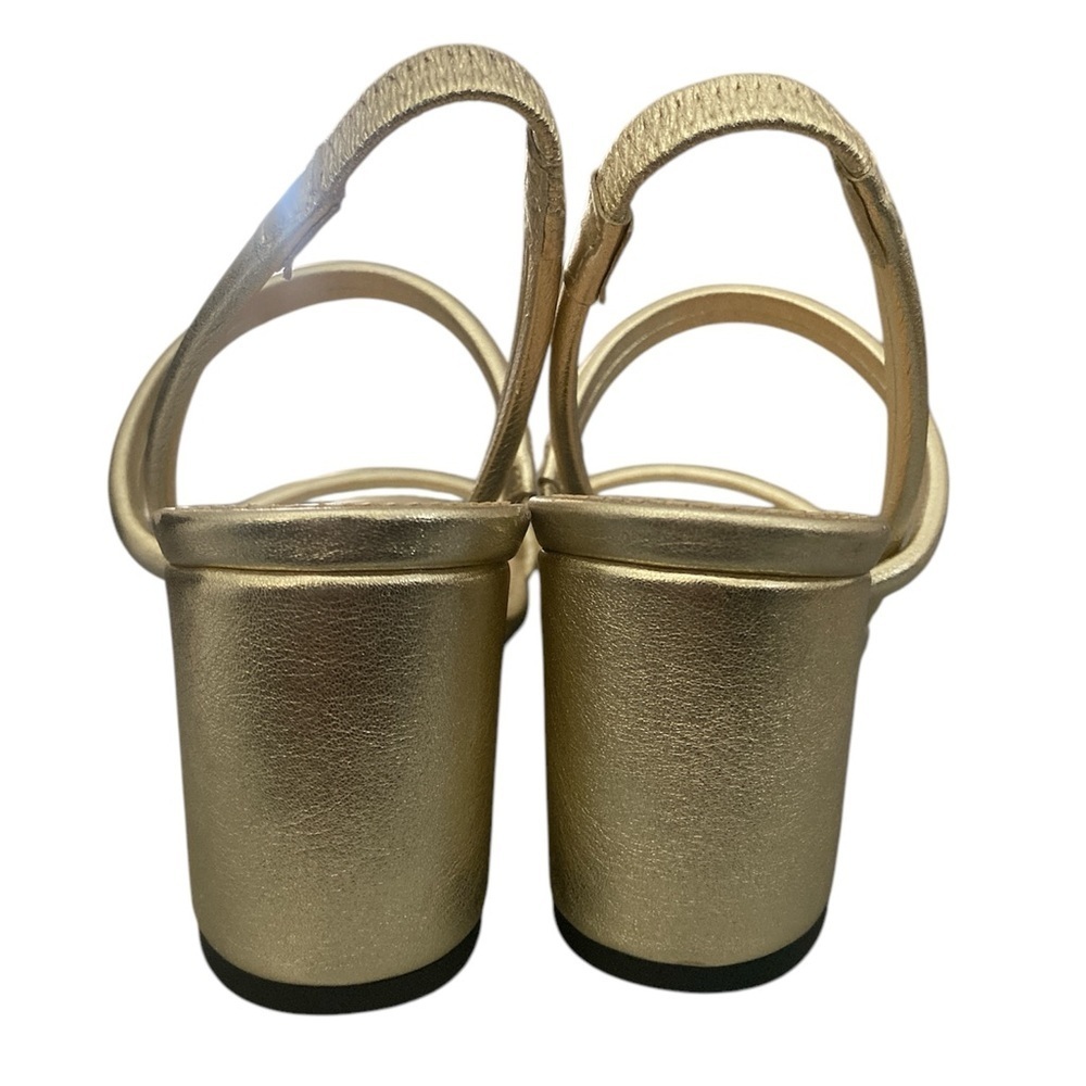 J.crew lucie slingback block-heel sandals in metallic leather
Elegant size 5 1/2 - Picture 5 of 7